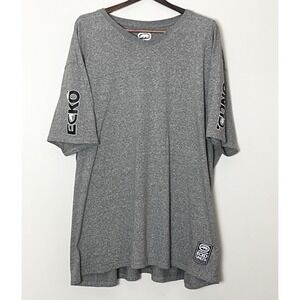 Ecko Unltd T-Shirt Men's Gray 5XL V-Neck‎ Y2K Streetwear Hip Hop Rhino Graphic